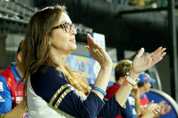 PIX: Mumbai Indians' most passionate supporter Nita Ambani! - Rediff Cricket